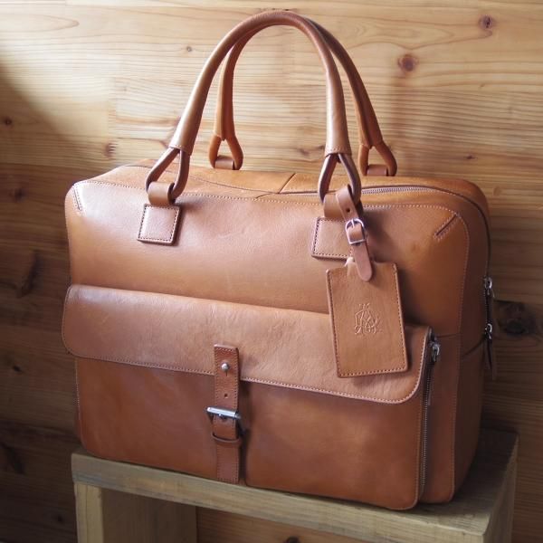 VACHERON CONSTANTIN レザーボストンバッグ ダンヒル製