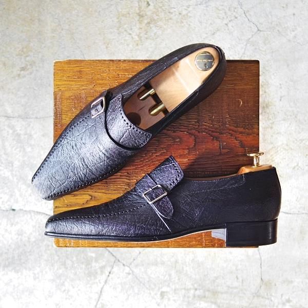 ほぼ未使用☆(伊)アルティオリ SIZE 7.5【定価￥168,000-☆象革