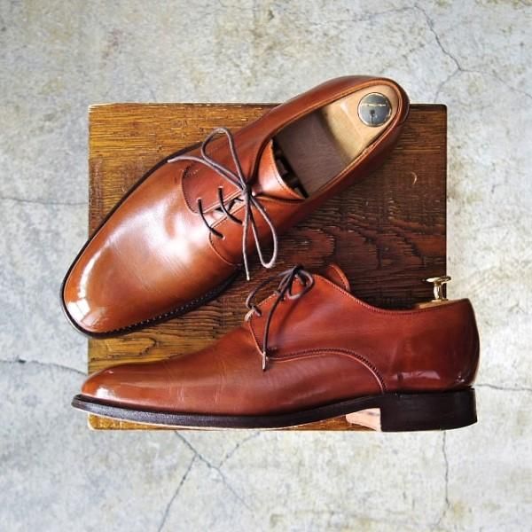 Paul Smith 別注　CHEANEY プレーントゥ　革靴 51312-blks_01.jpg