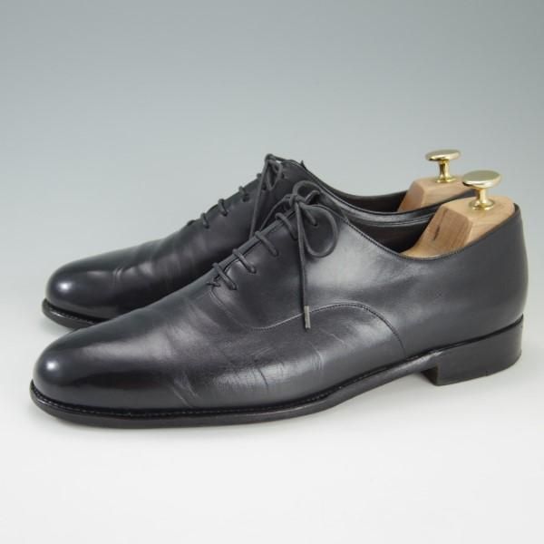 ☆(伊)ジンターラ SIZE 7.5【貴重☆ホールカット】カーフ/黒 ☆(伊)ジンターラ SIZE 7.5【貴重☆ホールカット】カーフ/黒
