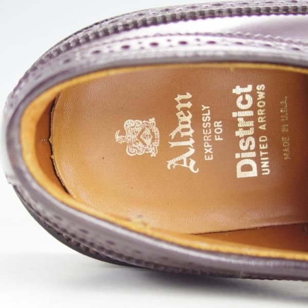 Alden ユナイテッドアローズ　ディストリクト別注　バリーラスト 極美品” ALDEN（オールデン）× UNITED ARROWS別注 コードバン