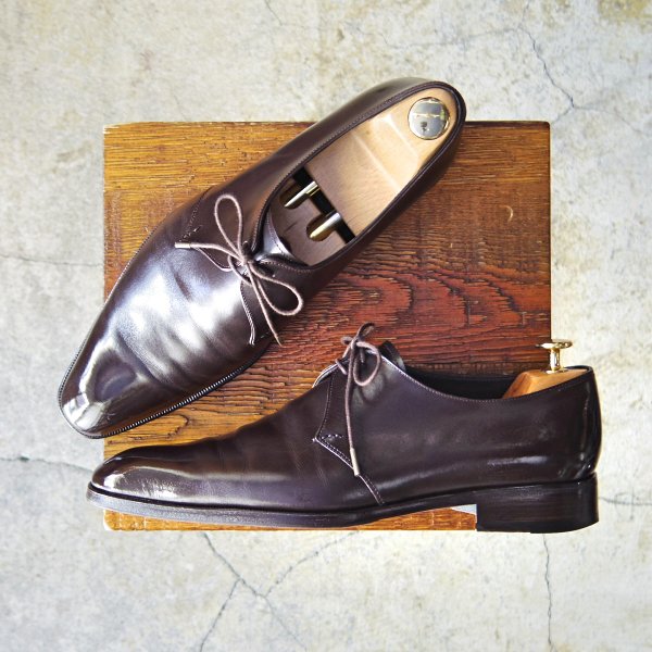 アウトソール▶約253cmDUCAL デュカル イタリア製 革靴 スエード レディース ビジネス シューズ