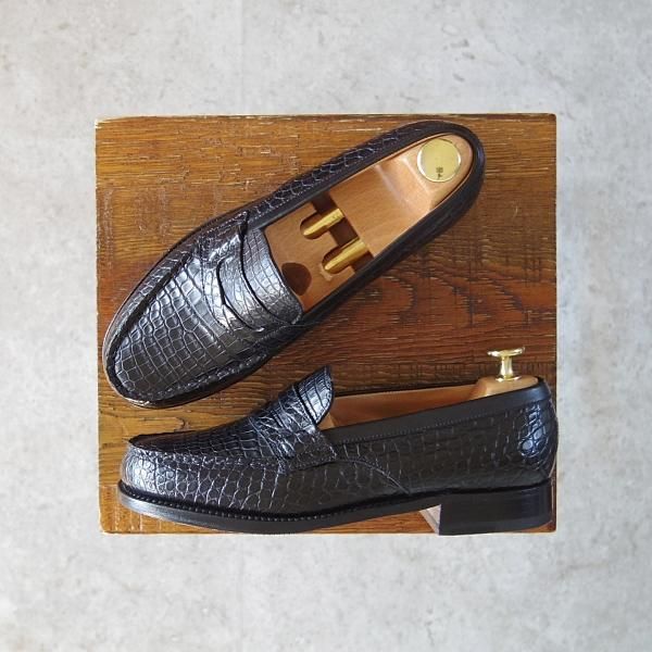 J.M. WESTON ブラックローファー3D