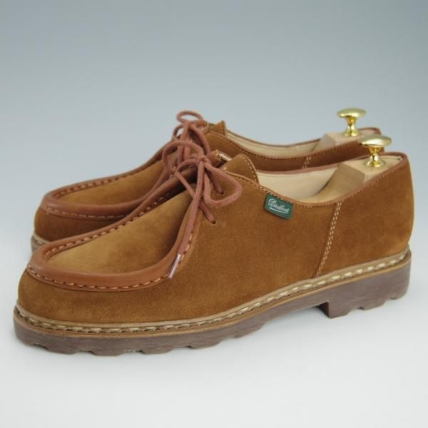 サイズ40 paraboot パラブーツ ミカエル スウェード ウイスキー 金茶-