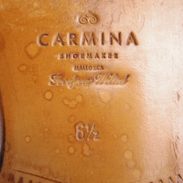 極上☆(スペイン製)CARMINA/カルミナ SIZE 6.5【モデル定価￥72,600 
