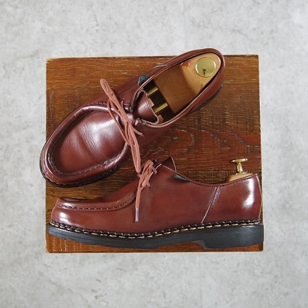 paraboot パラブーツ ミカエル チロリアンシューズ シボ革 R40サイズ