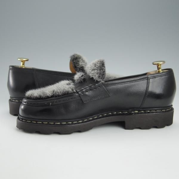 パラブーツ SIZE 6.5【VISON(ミンクファー)仕様/REIMS】 - 高級 パラブーツ SIZE 6.5【VISON(ミンクファー)仕様/REIMS】 - 高級