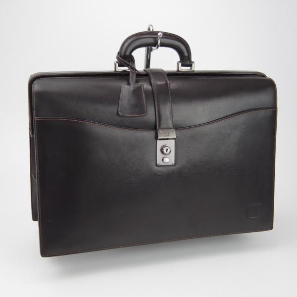 極上☆ダンヒル/dunhill【イタリア製☆レザー/ダレスバッグ/黒 極上☆ダンヒル/dunhill【イタリア製☆レザー/ダレスバッグ/黒