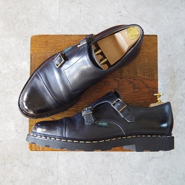 パラブーツ SIZE 7【ウィリアム/WILLIAM/ダブルモンク】 - 高級 パラブーツ SIZE 7【ウィリアム/WILLIAM/ダブルモンク】 - 高級