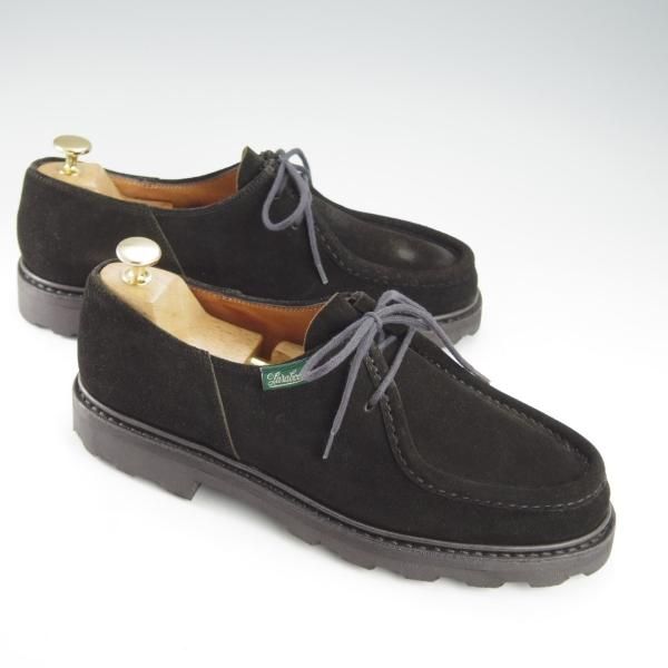 パラブーツ SIZE 42【ミカエル/MICHAEL/スエード/黒】 - 高級 パラブーツ SIZE 42【ミカエル/MICHAEL/スエード/黒】 - 高級