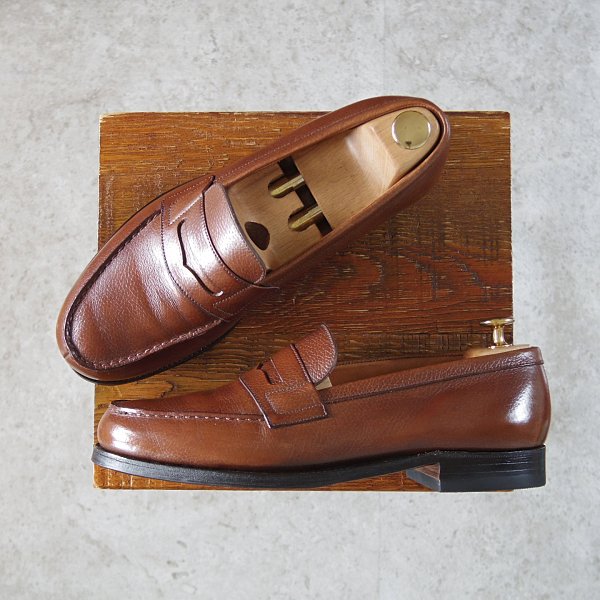 J.M.ウェストン 6.5D【180/旧ロゴ/コインローファー】 - 高級中古革靴