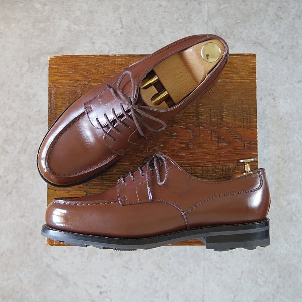 J.M.ウエストン 6D【定価￥143,000-☆ゴルフ/GOLF/茶】 - 高級中古革靴