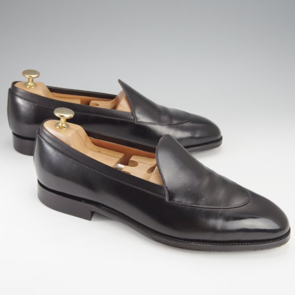 CALMANTHOLOGY/カルマンソロジー UK8【ローファー/黒】 - 高級中古革靴 