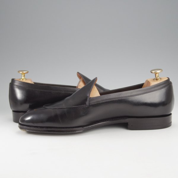 CALMANTHOLOGY/カルマンソロジー UK8【ローファー/黒】 - 高級中古革靴 