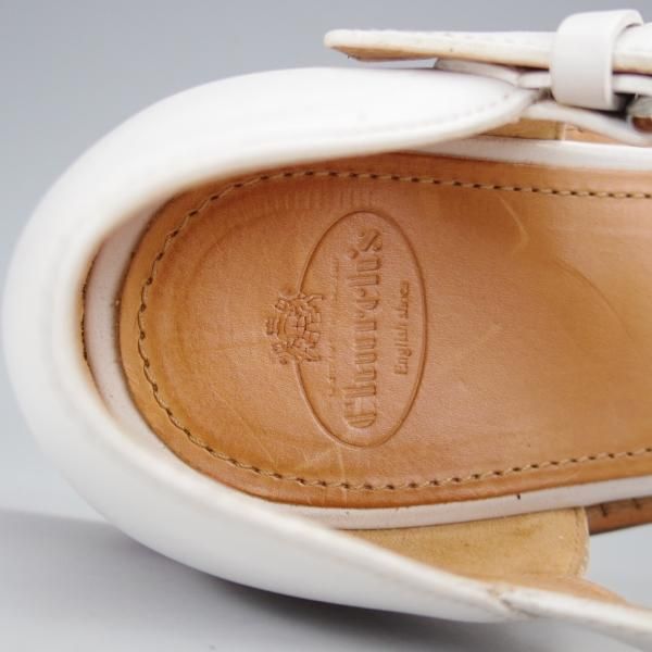 チャーチ SIZE 36.5【レディース☆KELSEY/グルカサンダル/白 チャーチ SIZE 36.5【レディース☆KELSEY/グルカサンダル/白
