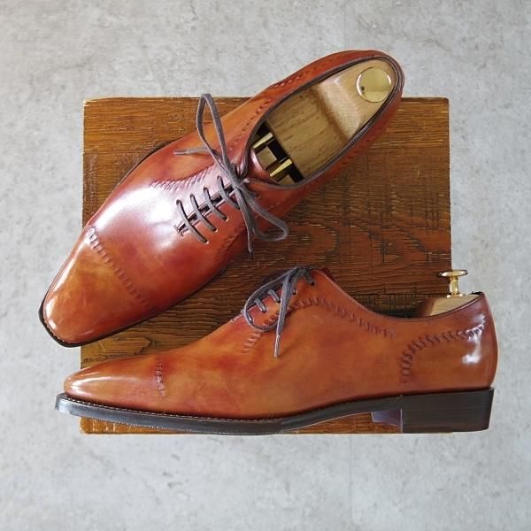 ペルフェット SIZE 7.5【QUIRINALE/イルチア社のカーフ】 - 高級 ペルフェット SIZE 7.5【QUIRINALE/イルチア社のカーフ】 - 高級