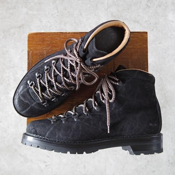 F.LLIジャコメッティ SIZE 41【象革/マルモラーダ/黒】 - 高級 F.LLIジャコメッティ SIZE 41【象革/マルモラーダ/黒】 - 高級