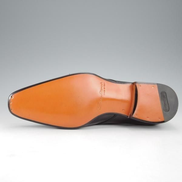 サントーニ SIZE 5【パンチドキャップトゥ/14728/黒】 - 高級 サントーニ SIZE 5【パンチドキャップトゥ/14728/黒】 - 高級