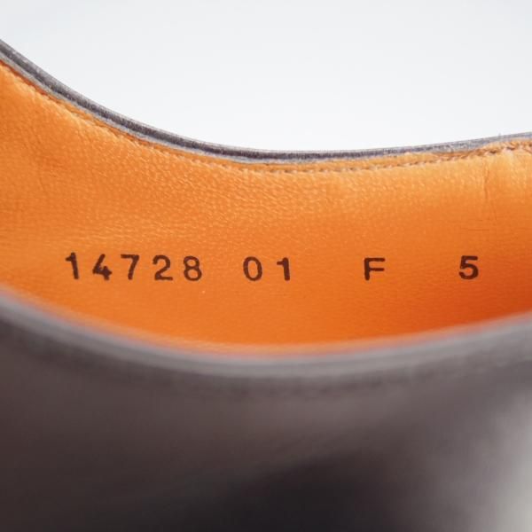 サントーニ SIZE 5【パンチドキャップトゥ/14728/黒】 - 高級 サントーニ SIZE 5【パンチドキャップトゥ/14728/黒】 - 高級