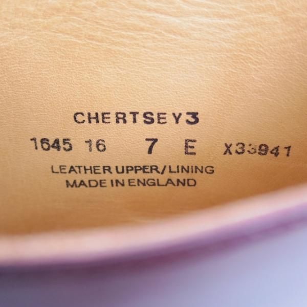 クロケット&ジョーンズ 7E【コードバン仕様/CHERTSEY 3/赤茶 クロケット&ジョーンズ 7E【コードバン仕様/CHERTSEY 3/赤茶