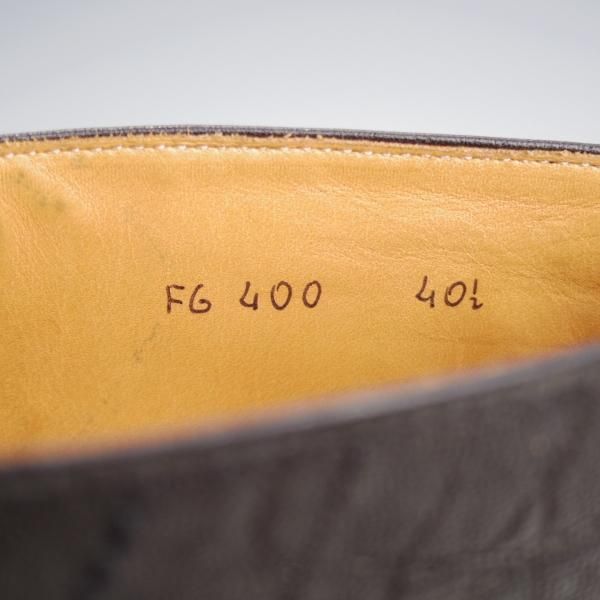 F.LLIジャコメッティ SIZE 40.5【象革/エレファントレザー