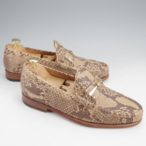 F.LLIジャコメッティ SIZE 41【パイソン革/コインローファー】 - 高級中古革靴の買取販売店 | studio.CBR(東京)