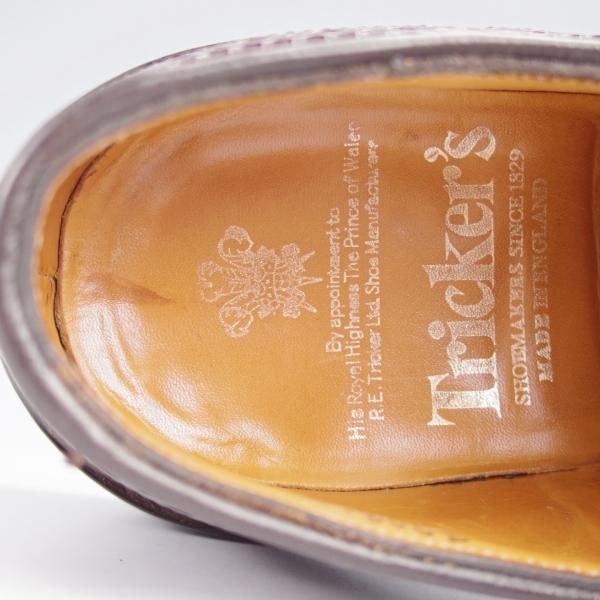 トリッカーズ SIZE 6.5【コードバン/BOURTON】 - 高級中古革靴の トリッカーズ SIZE 6.5【コードバン/BOURTON】 - 高級中古革靴の