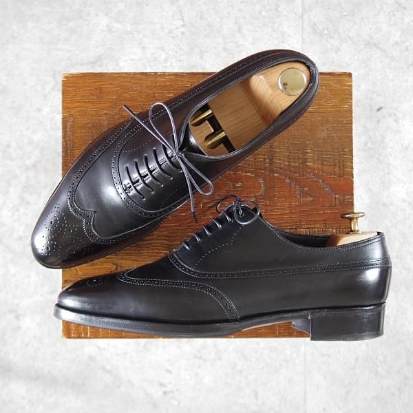 John Lobb ジョンロブシティ2黒UK7E