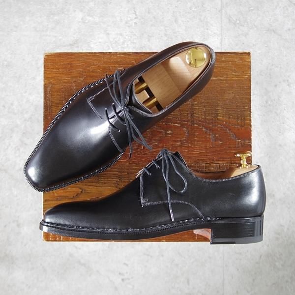 ボリーニ SIZE 38【グッドイヤーアルタッコ製法/プレーントゥ/黒