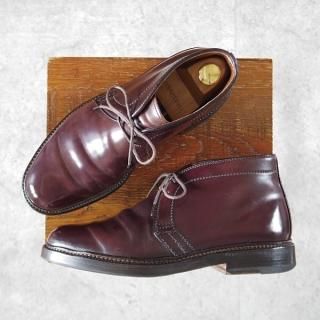 純正シューツリー付!【美品】Alden コードバン チャッカブーツ US7.5
