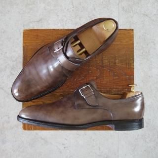HERMES john lobb製 ローファー 40.5 ジョンロブ SIZE 40【エルメス別注/ミュージアムカーフ】 | 高級