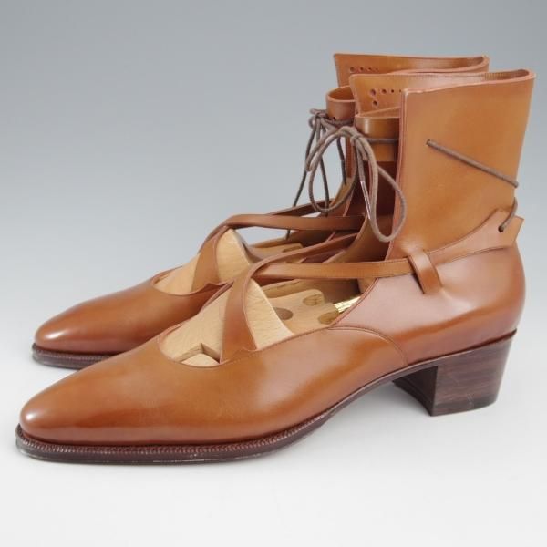 クリスマス特集2024 HM)ギルド・オブ・クラフツ US5.5(23cm程度)【パンプス/茶 Shoes
