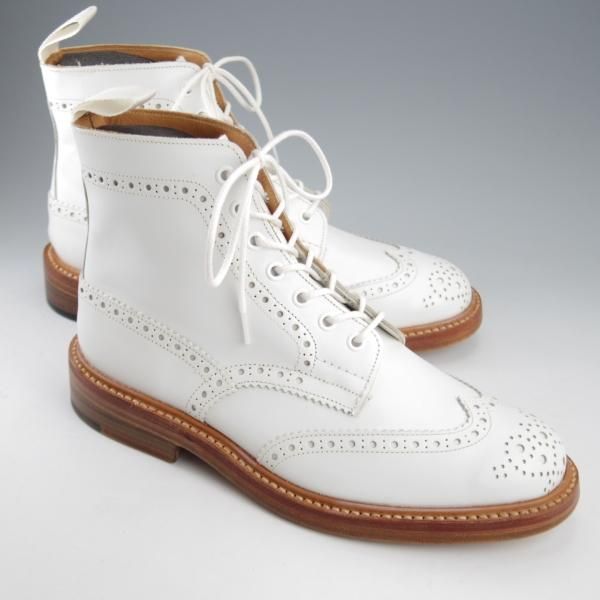 トリッカーズ SIZE 8【MALTON/モールトン/ホワイト/白】 - 高級 トリッカーズ SIZE 8【MALTON/モールトン/ホワイト/白】 - 高級