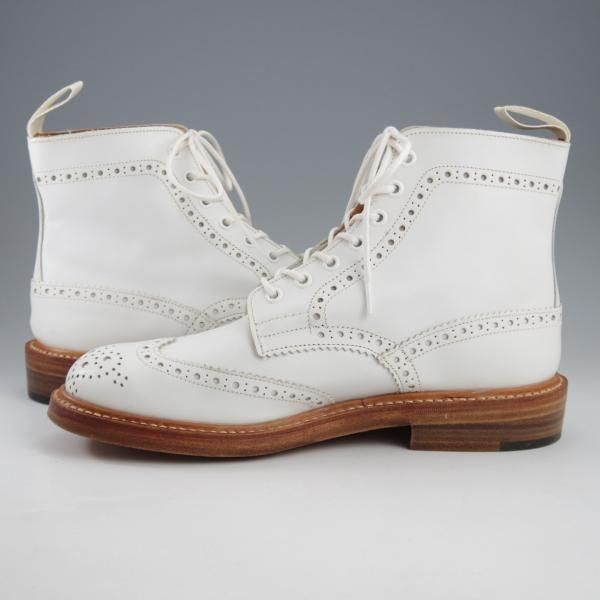 トリッカーズ SIZE 8【MALTON/モールトン/ホワイト/白】 - 高級 トリッカーズ SIZE 8【MALTON/モールトン/ホワイト/白】 - 高級