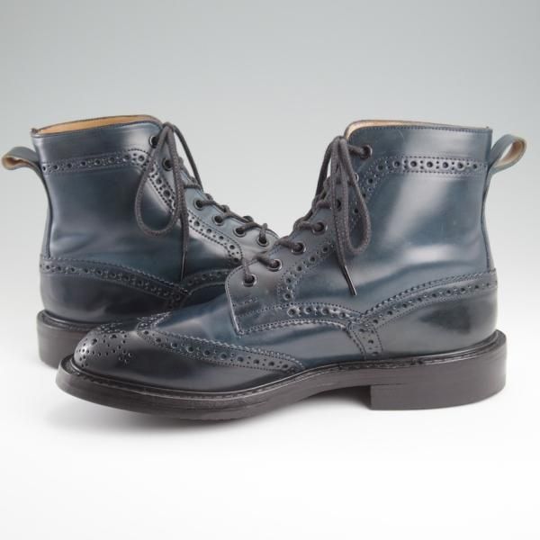 トリッカーズ SIZE 7【コードバン/紺/SHIPS別注】 - 高級中古 トリッカーズ SIZE 7【コードバン/紺/SHIPS別注】 - 高級中古