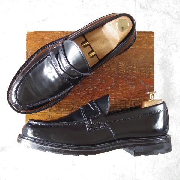 チャーチ 85F/UK8.5【CAPSTONE 2/コインローファー/黒】 - 高級 チャーチ 85F/UK8.5【CAPSTONE 2/コインローファー/黒】 - 高級