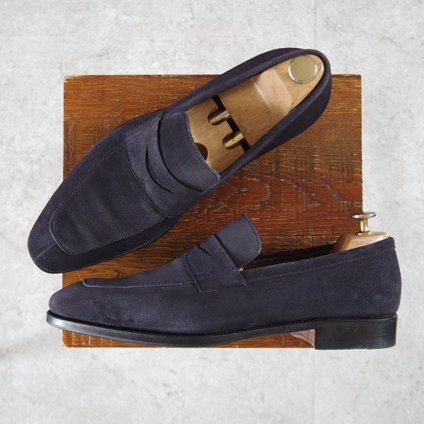 カルミナ コインローファー 80830 スエード メンズ