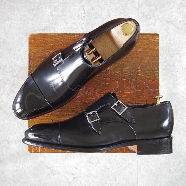 【2日17時までお値引き】サントーニ　ダブルモンクストラップ　7 SANTONI サントーニ ダブルモンクストラップ MCNC17795 メンズ