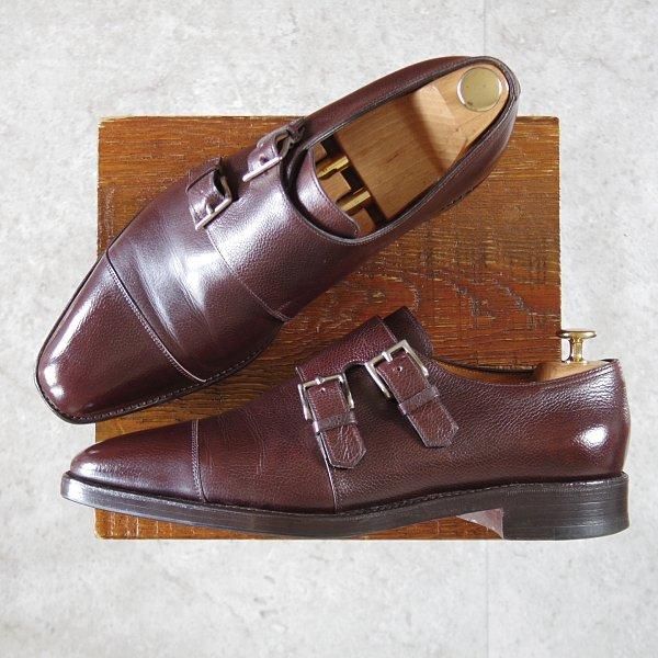 ジョンロブ ダブルモンク 6E 恐 濃茶 JOHN LOBB DERWENT｜ドレス