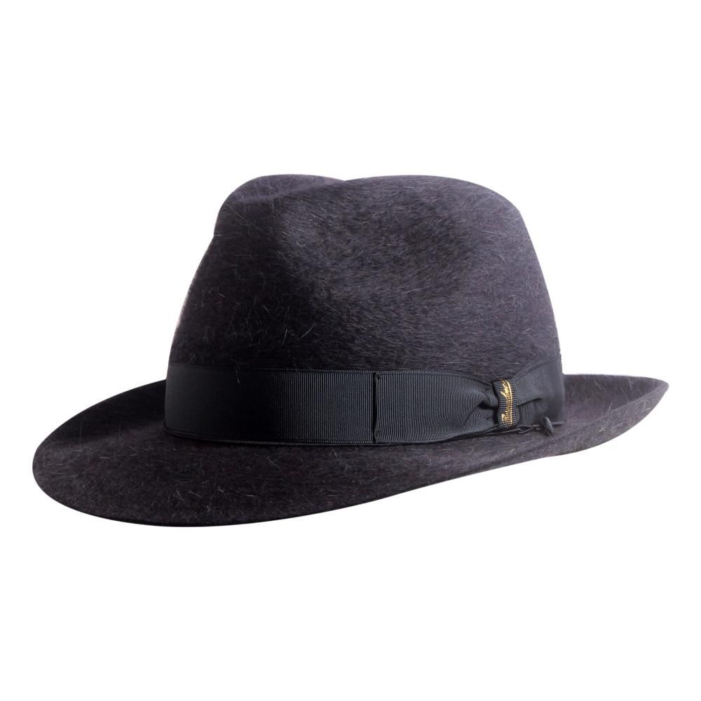 Borsalino（ボルサリーノ） ラビットファーフェルト中折れハット ...