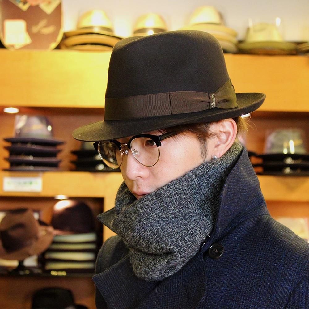 Borsalino（ボルサリーノ） スタンダード ラビットフェルト中折れ