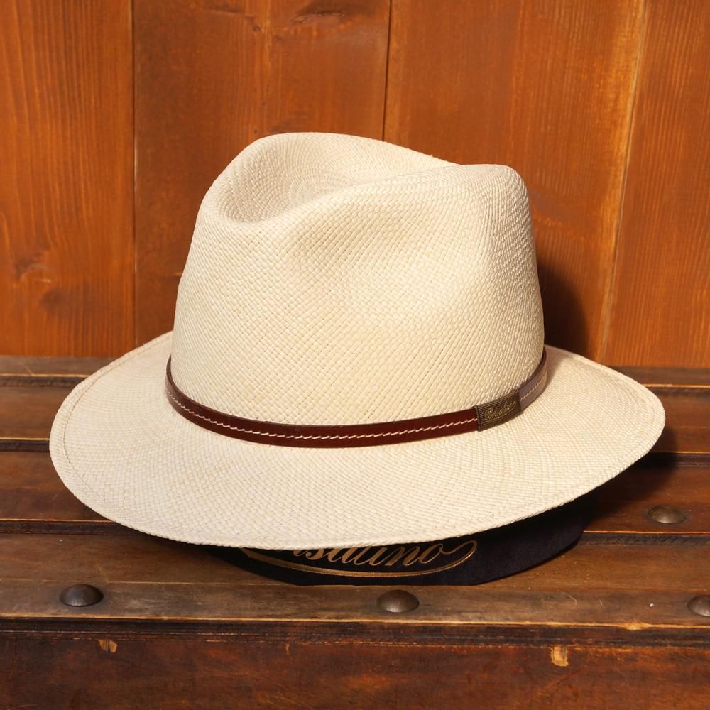 Borsalino(ボルサリーノ) キートレザーバンド パナマハット - 鎌倉帽子