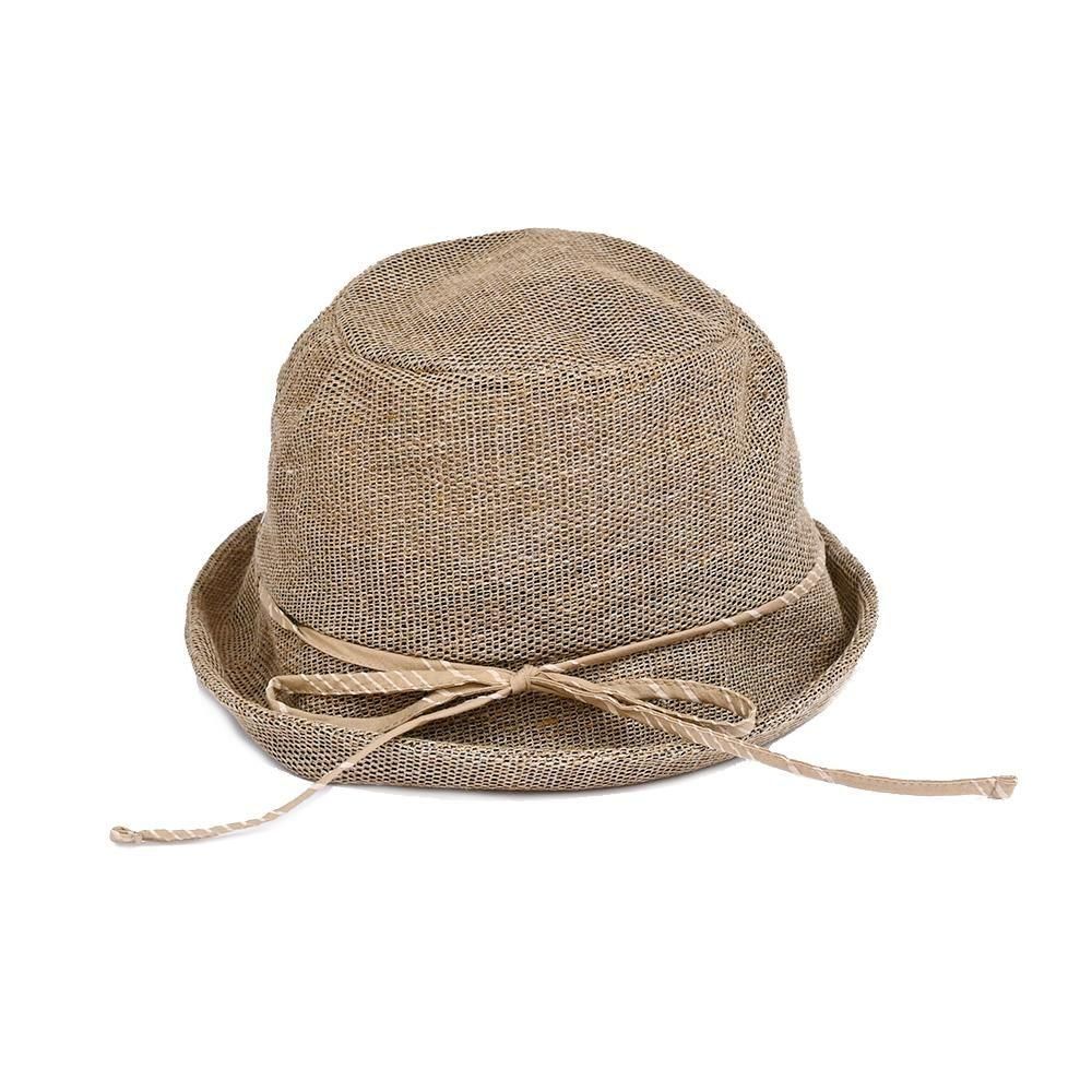Borsalino ボルサリーノ　ハット メッシュ・編込み イタリア Borsalino(ボルサリーノ) メッシュxデニム中折れ帽