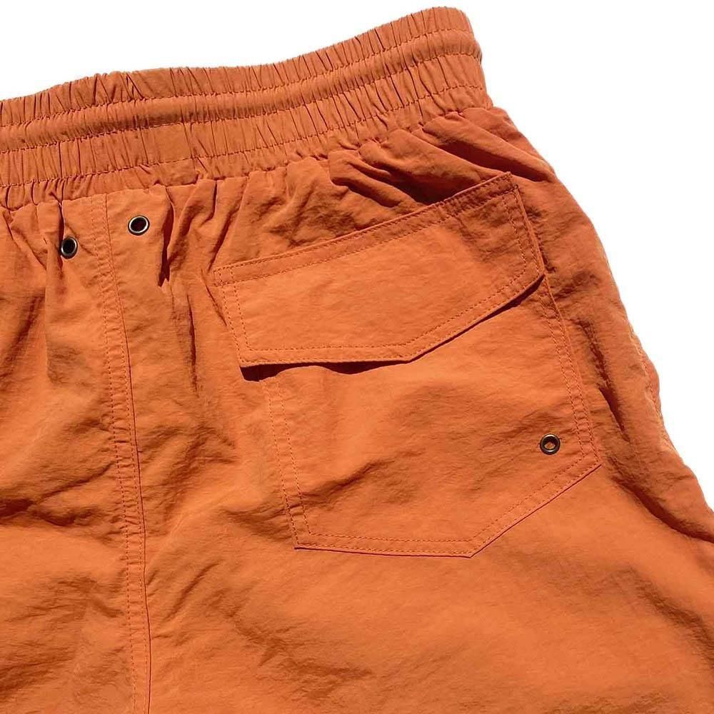 by HALO】 MESH LINED NYLON SHORTS - ORANGE - 鎌倉帽子屋 公式