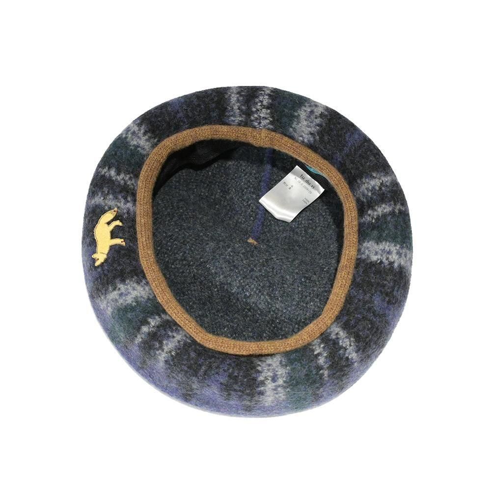 【新品・未使用品】Borsalino（ボルサリーノ）千鳥格子　ベレー帽 新品・未使用品】Borsalino（ボルサリーノ）千鳥格子 ベレー帽 楽天