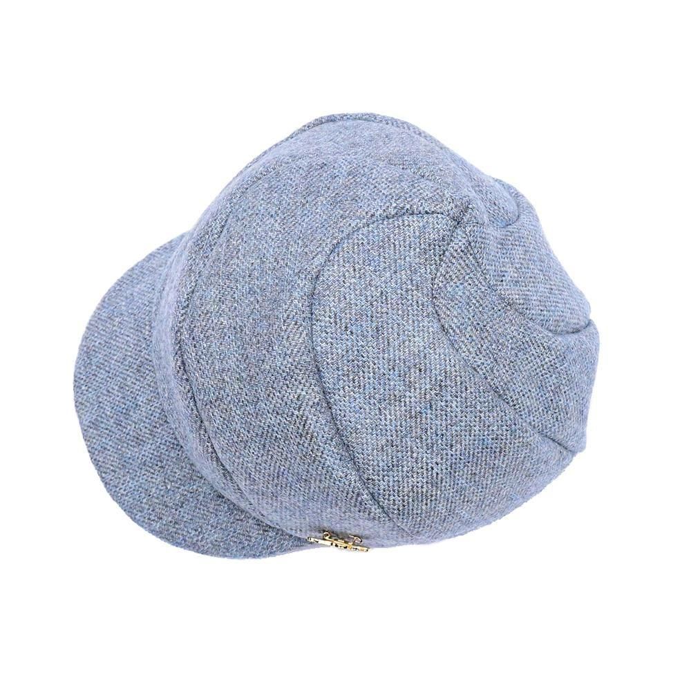 【新品・未使用品】Borsalino（ボルサリーノ）千鳥格子　ベレー帽 Borsalino - □美品□ BORSALINO ボルサリーノ コットン100％ リボン