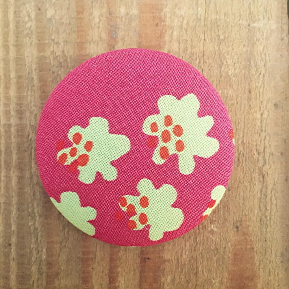 marimekko fabric brooch