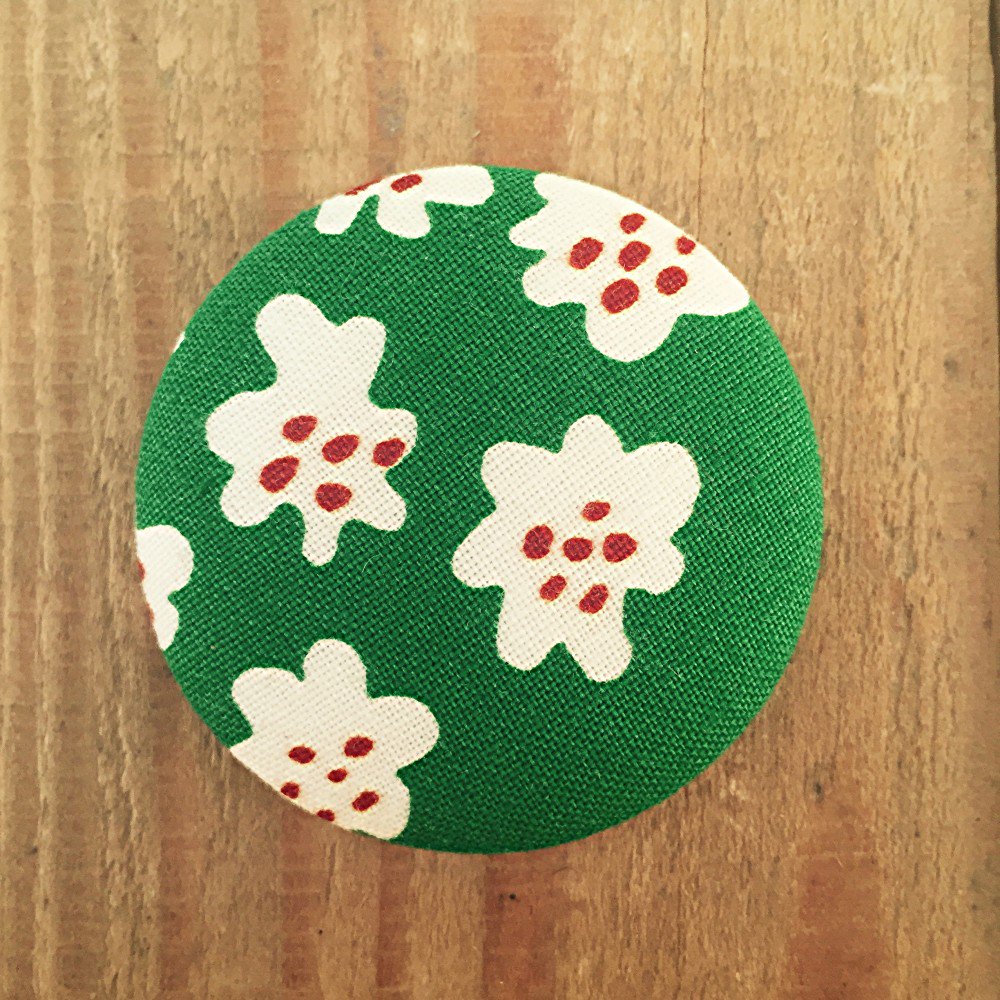 marimekko fabric brooch