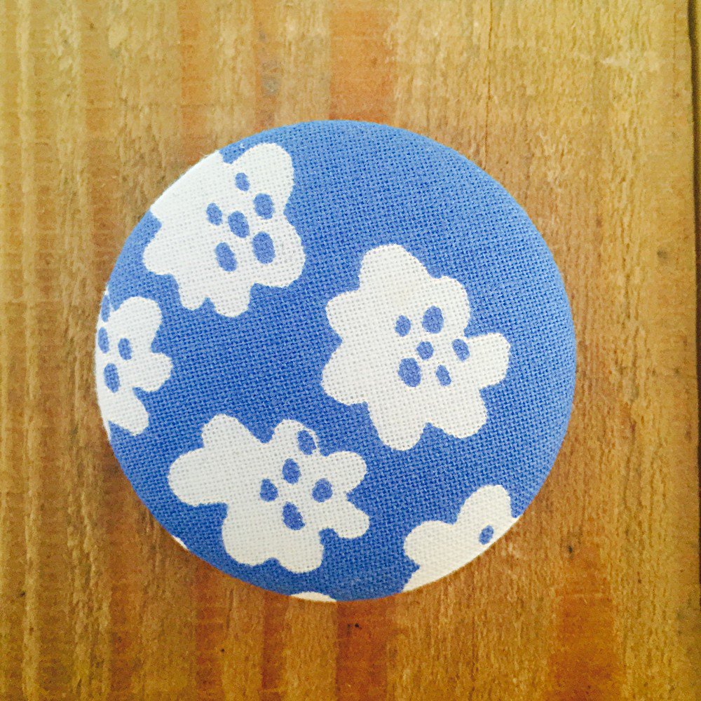 marimekko fabric brooch