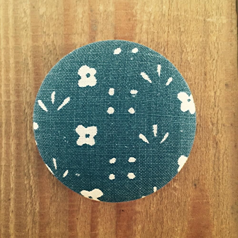 marimekko fabric brooch